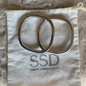 2 Simon Sebag Designs Sterling Silver Bracelets